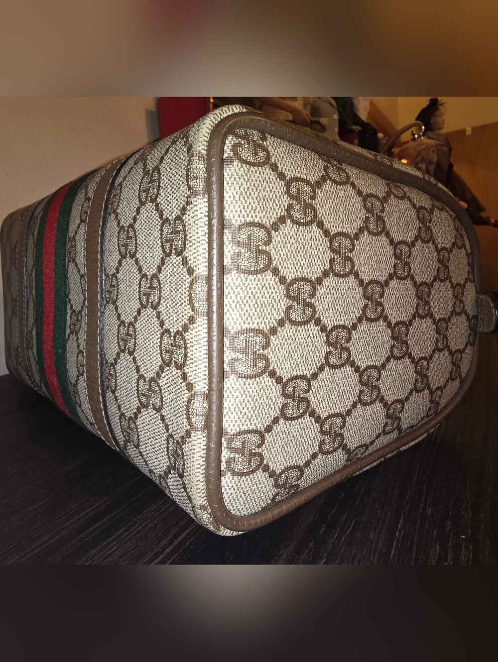 Gucci Accessory Collection Supreme Boston Bag, Brown - Picture 5 of 13